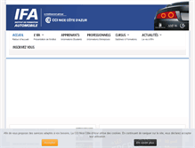 Tablet Screenshot of ifa-nice.com